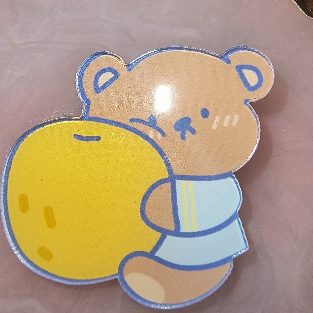 Cute Bear Enamel Pin